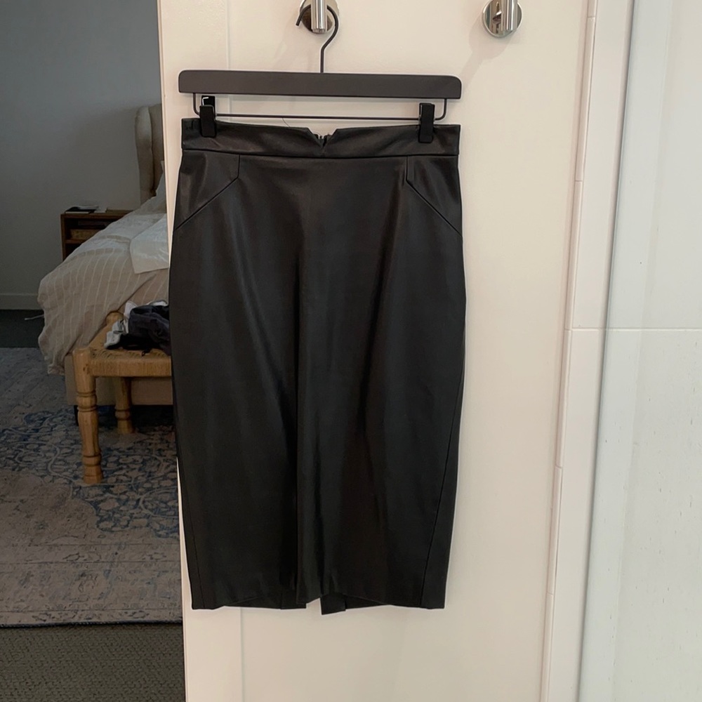 Leather skirt